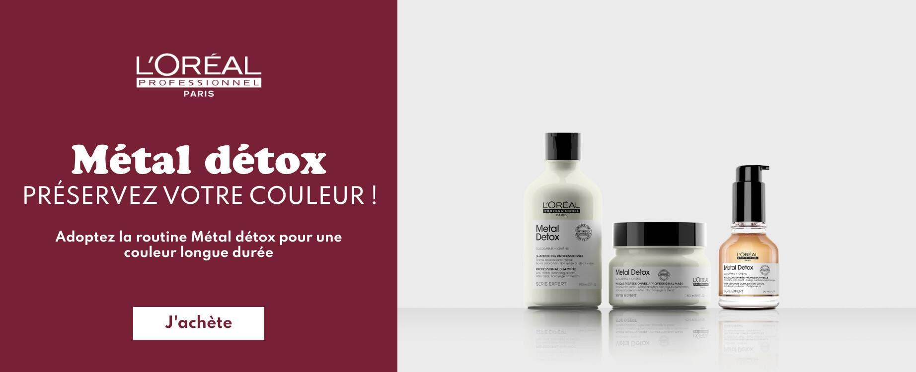 Découvrez la gamme Métal Détox de L'Oréal Professionnel !