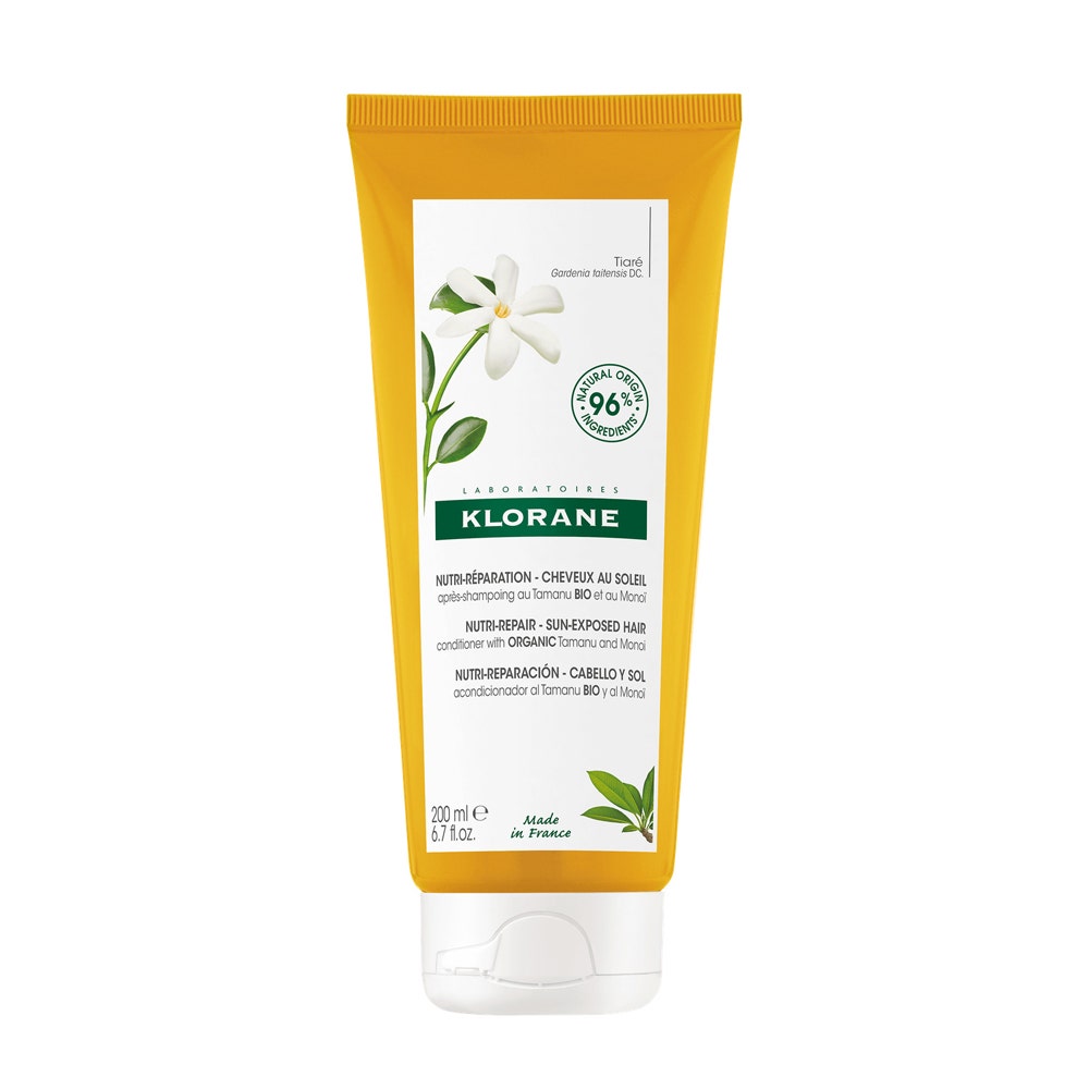 Klorane Baume Après-shampoing au Tamanu BIO et Monoï Cheveux exposés au soleil