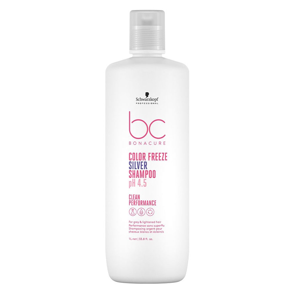 Schwarzkopf Professional PH 4.5 Color Freeze Shampooing BC Bonacure Cheveux blancs et éclaircis 1000 ml