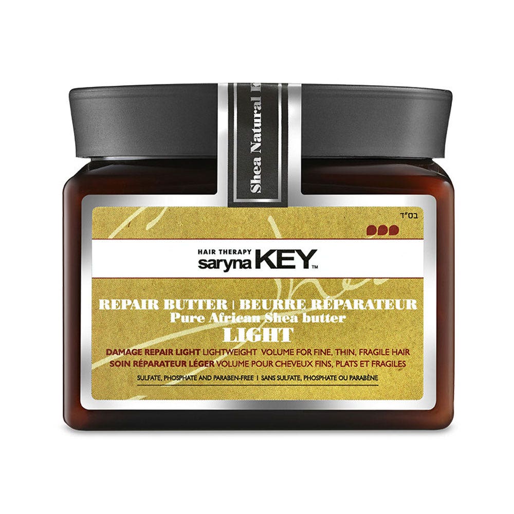 Saryna Key Damage Repair Beurre Réparateur Leger Light Beurre De Karite Pur D'afrique 300ml