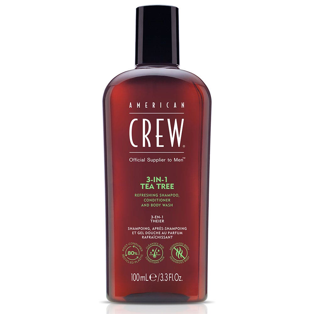 American Crew Shampooing 3 en 1 Arbre à Thé 100ml