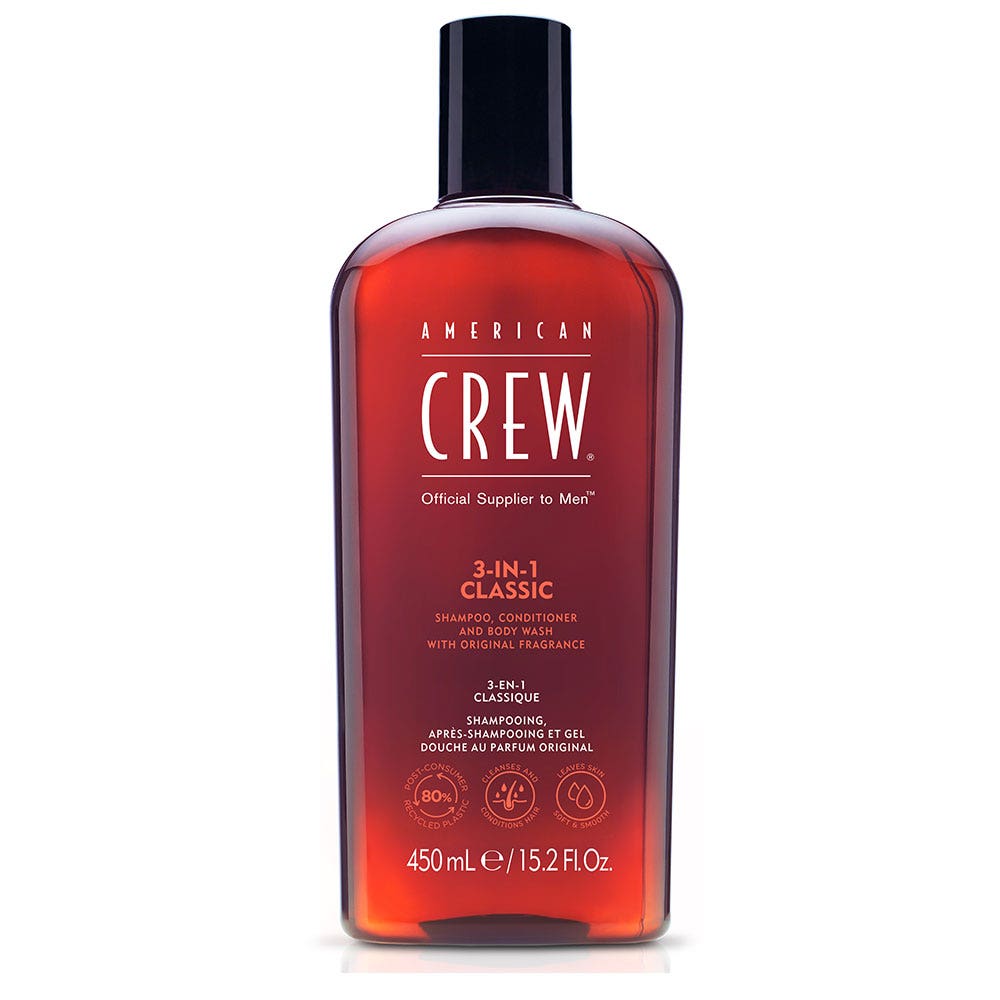 American Crew Shampooing 3 en 1 Classique 450ml