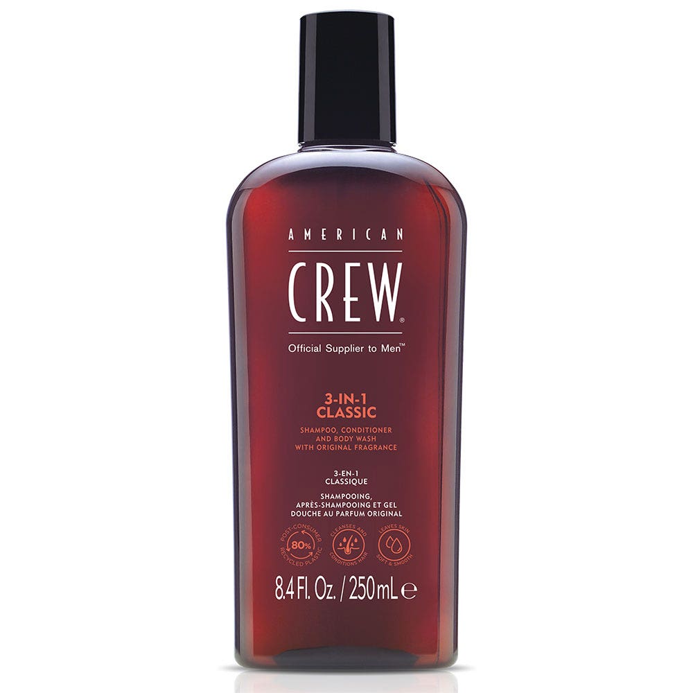 American Crew Shampooing 3 en 1 Classique 250ml