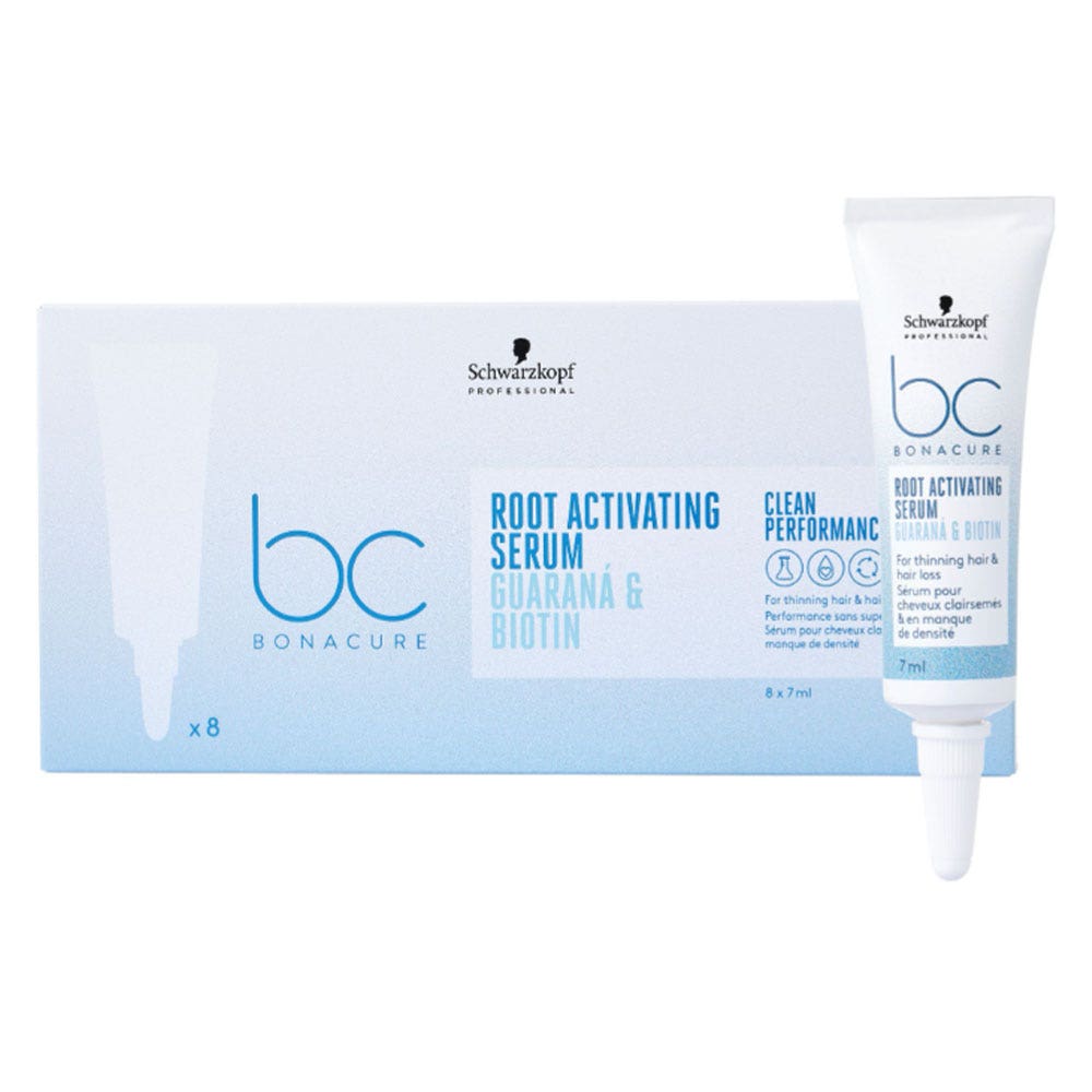 Schwarzkopf Professional BC Bonacure Root Activating Serum Cheveux Clairesemés et en Manque de Densité 8x7ml