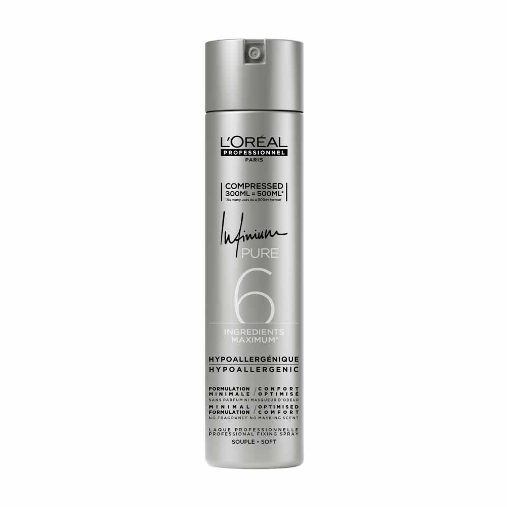 L'Oréal Professionnel Tecniart Pure 6 Laque Fixation Souple 300ml