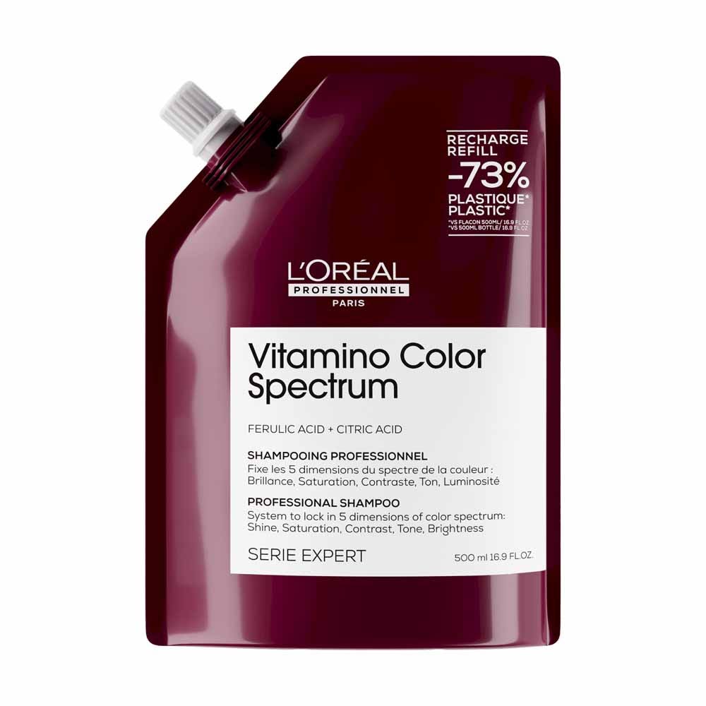 L'Oréal Professionnel Vitamino Color Spectrum Shampooing Eco-Recharge protecteur pour cheveux colorés 500ml