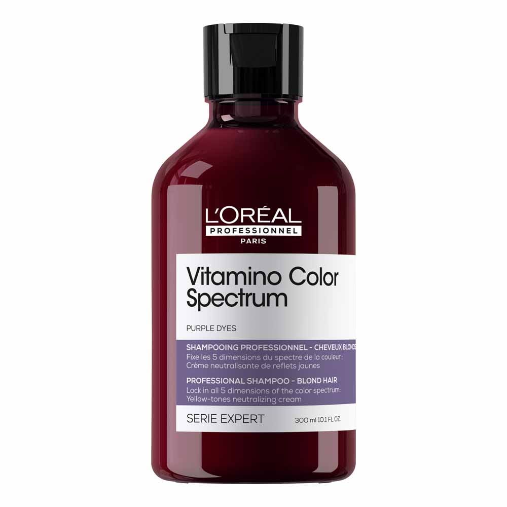 L'Oréal Professionnel Vitamino Color Spectrum Shampoing neutralisant reflets jaunes pour cheveux blonds 300ml