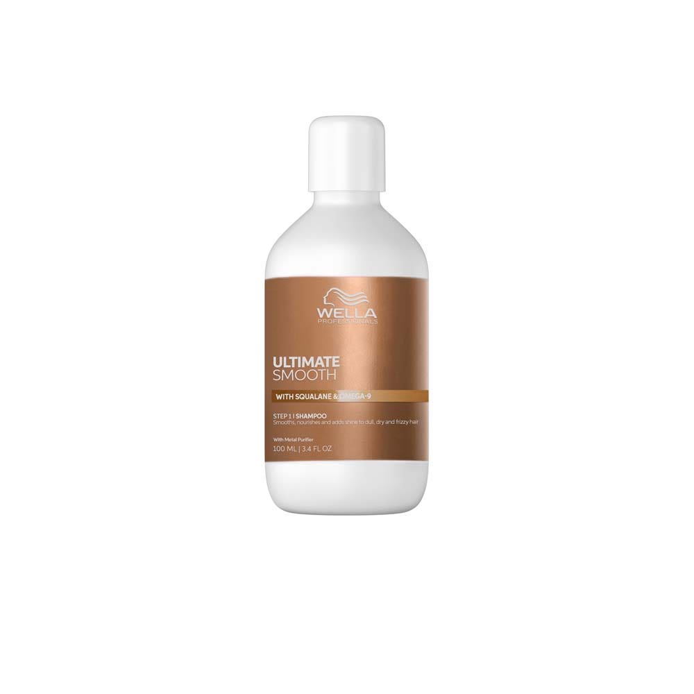 Wella Professionals Ultimate Smooth Shampoing nourrissant Cheveux secs, ternes ou frisés 100ml