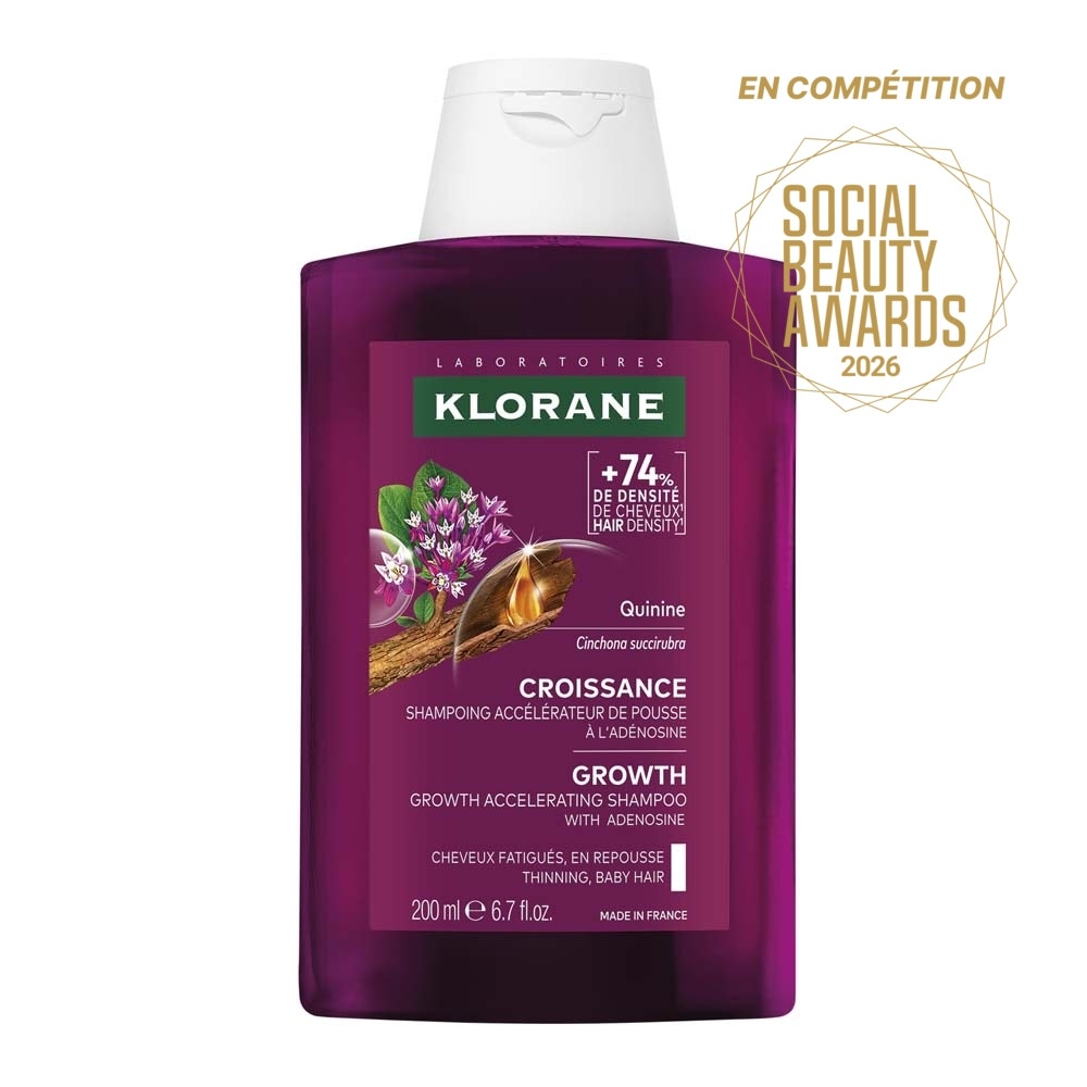 Klorane Quinine Croissance Shampoing Accélérateur de Pousse 200ml