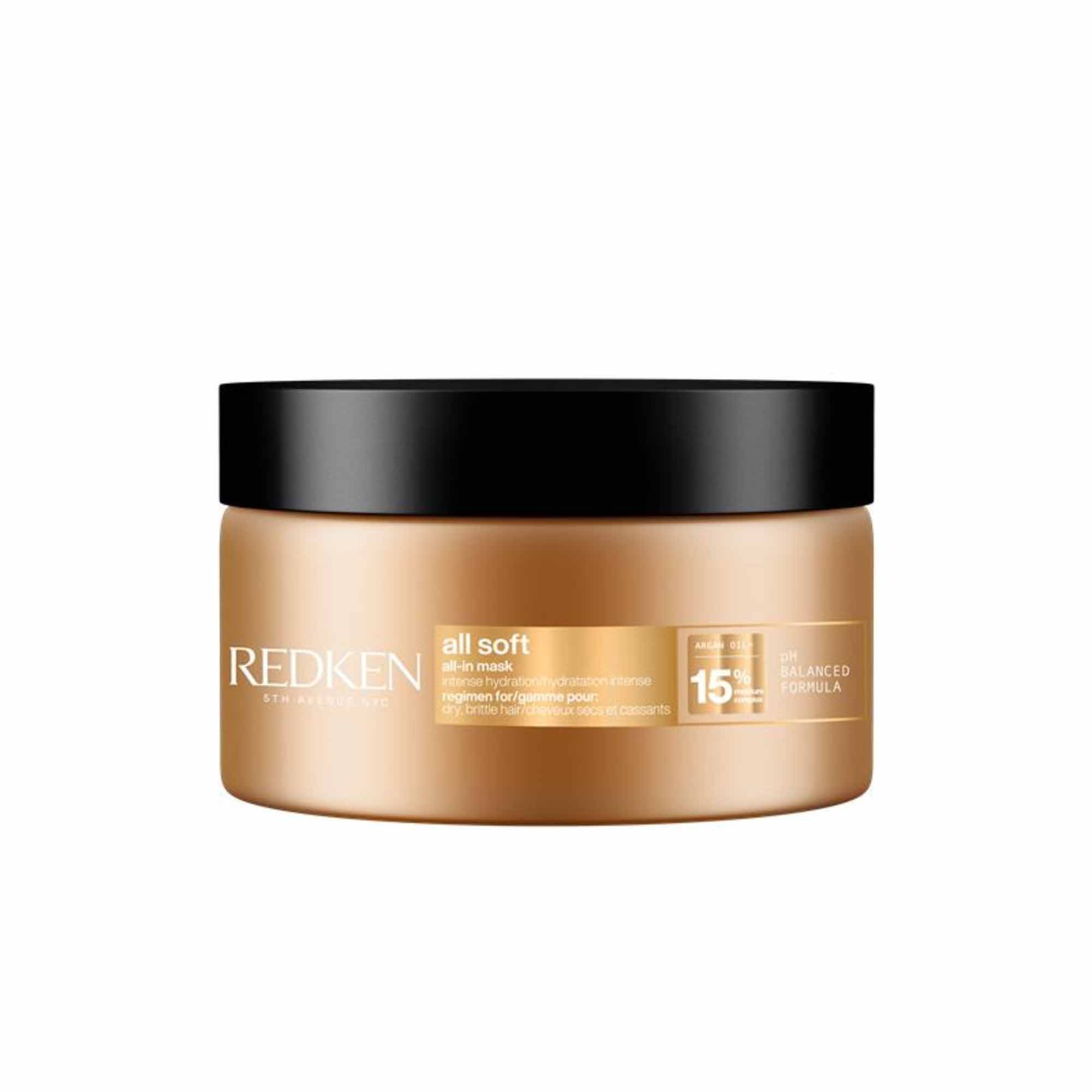 Redken All Soft Masque Hydratation Cheveux Secs 100ml