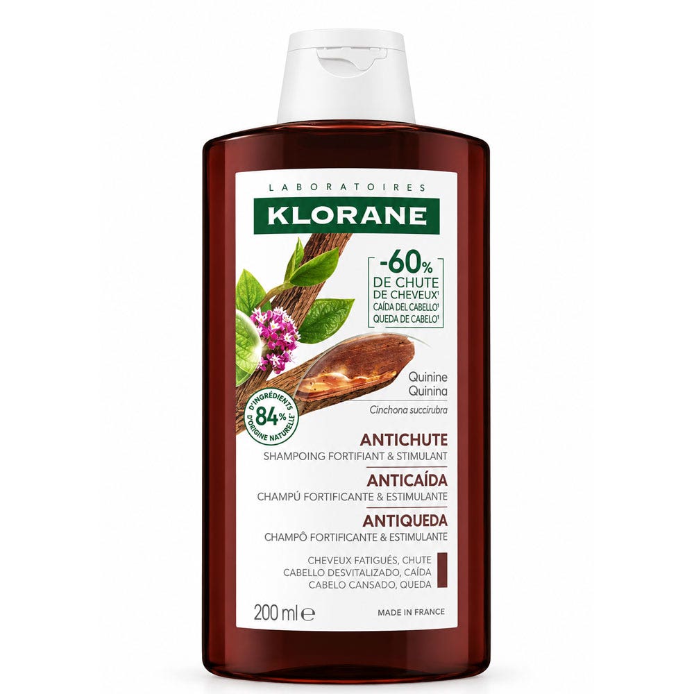 Klorane Quinine Shampooing Edelweiss Bio Cheveux fatigués 200ml