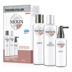 Nioxin Kit Systeme 3 Soin Densifiant Cheveux Colores Et Legerement Clairsemes 350ml