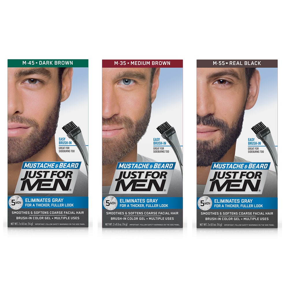 Justformen Coloration Pour Barbe Et Moustache