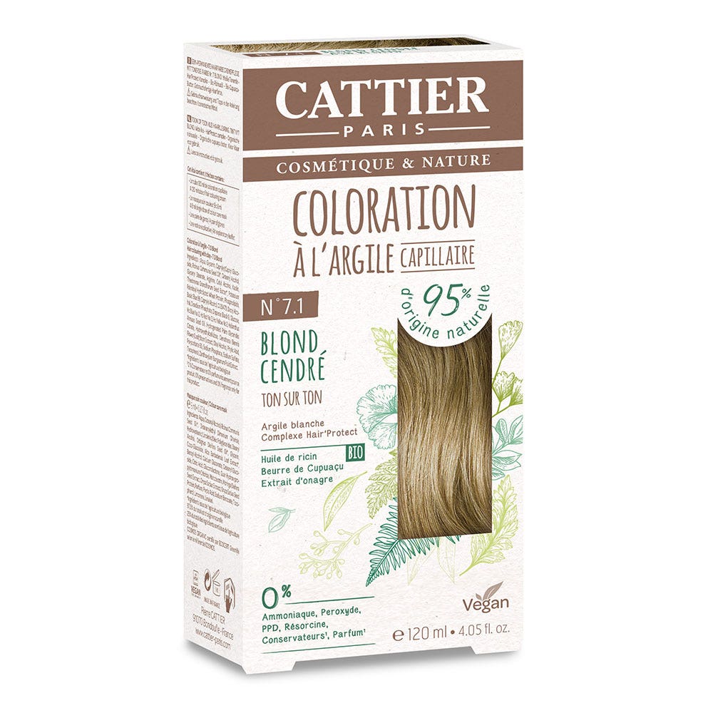 Cattier Argile Coloration Capillaire 120ml