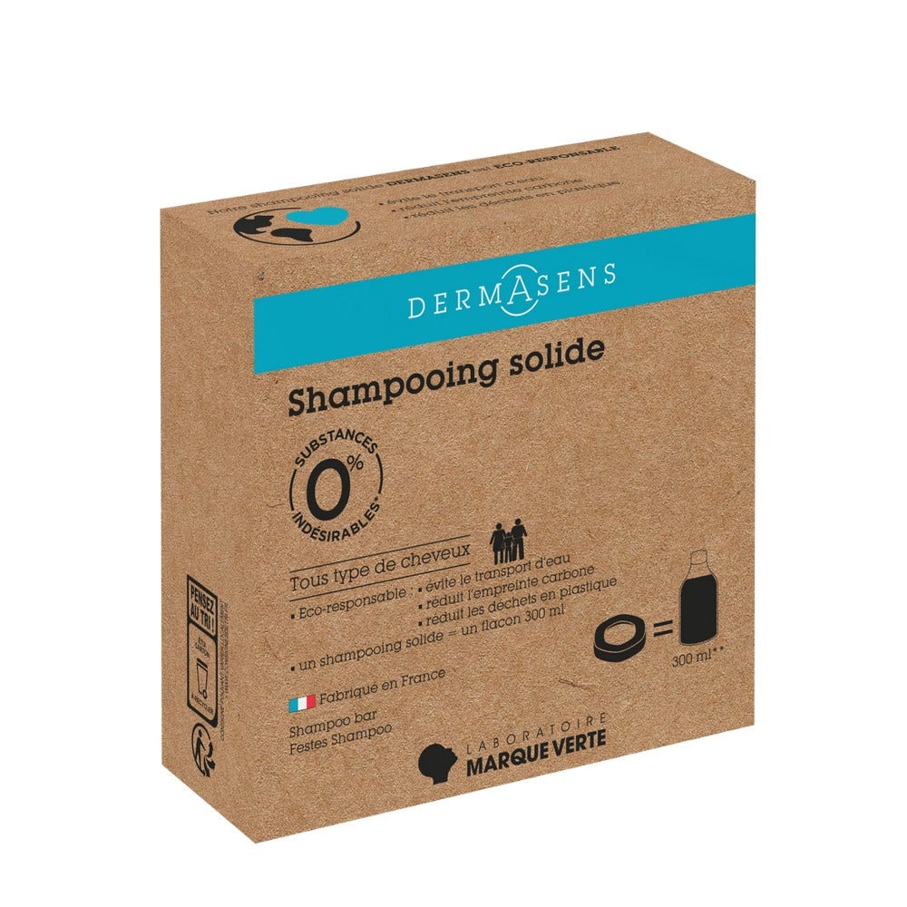 Dermasens Shampooing Solide Tous Types De Cheveux 85g