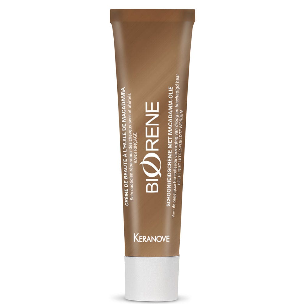 Biorène Crème de beauté à l'huile de macadamia Cheveux secs et abîmés 25ml