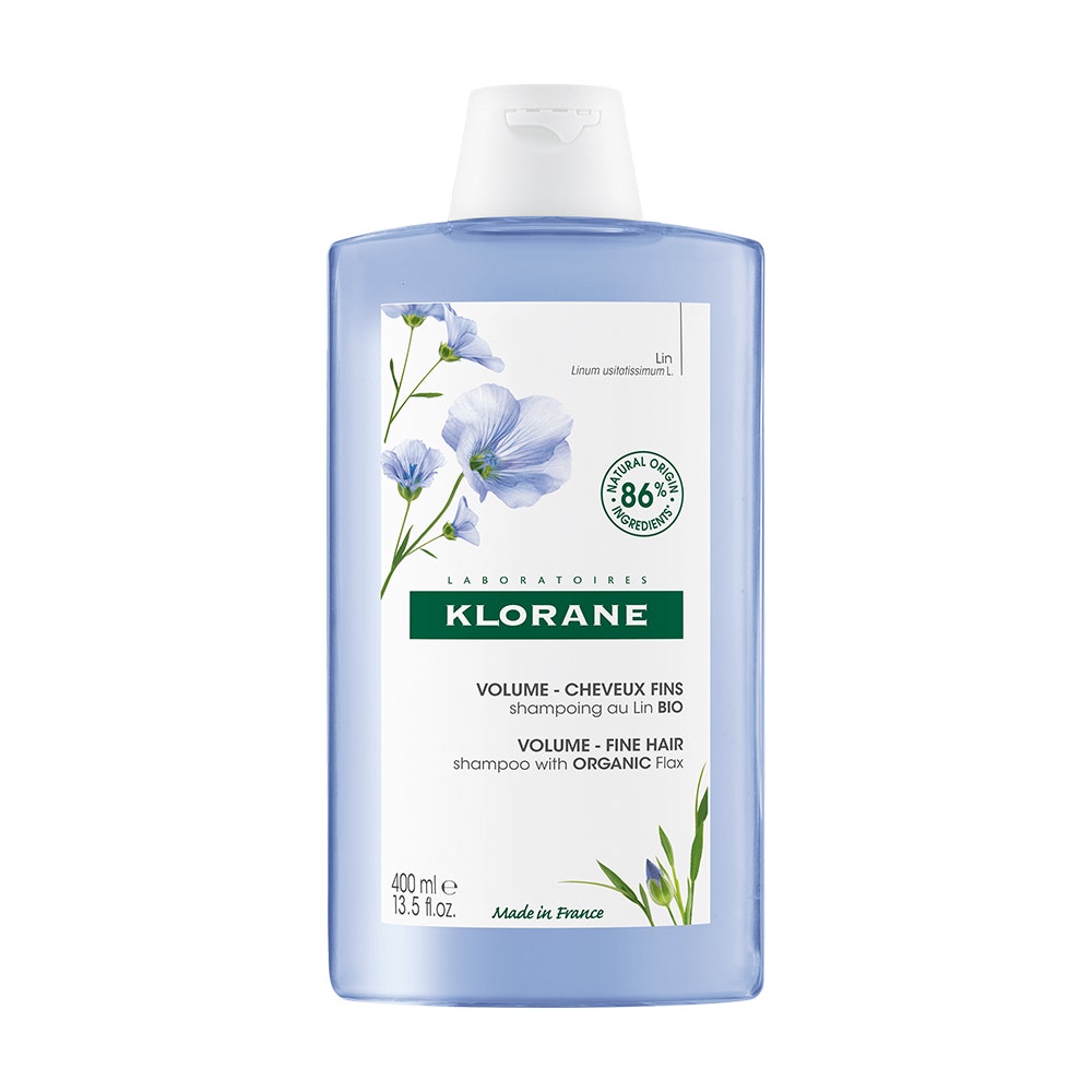 Klorane Lin Shampooing Volume Cheveux fins Bio 400ml