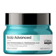 Argile professionnelle shampoing et masque 2-en-1 250ml Scalp Advanced L'Oréal Professionnel
