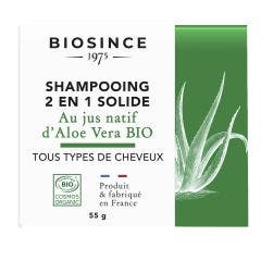 Shampooing 2En1 Solide 55g Aloe Vera Bio Since 1975