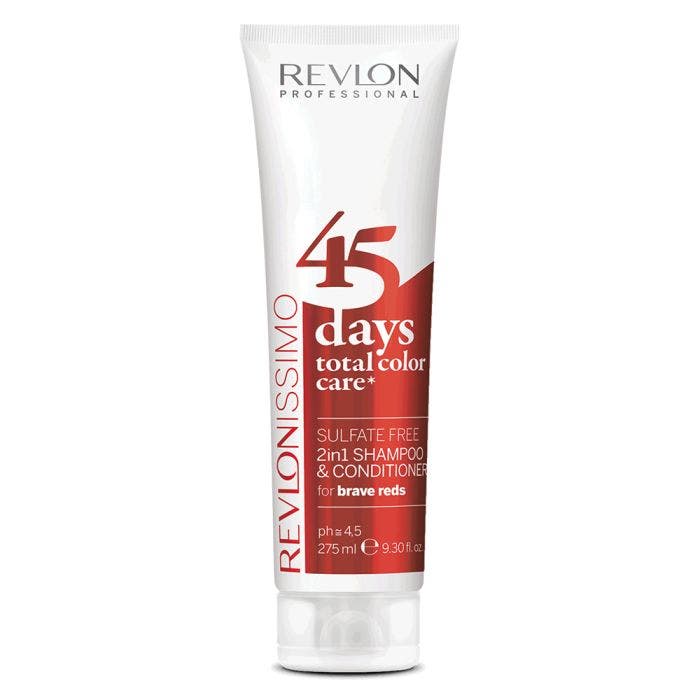 Revlonissimo 45 Days Color Care Shampooing & Conditioner Apres-shampooing Brave Reds 275ml Revlon Professional